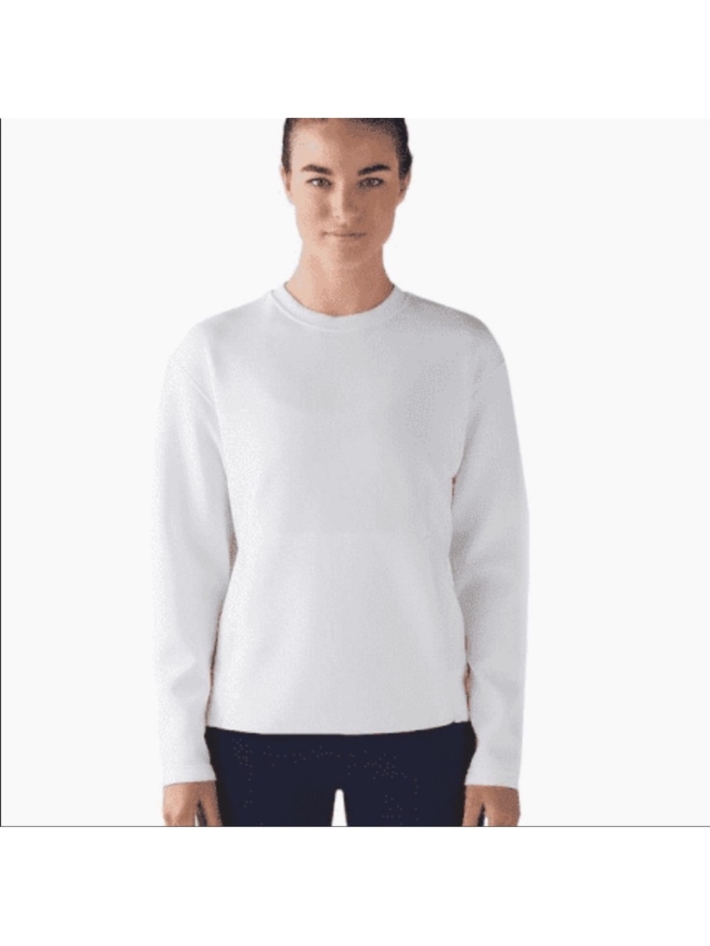 Lululemon Embrace The Space Crew in White Sz 8